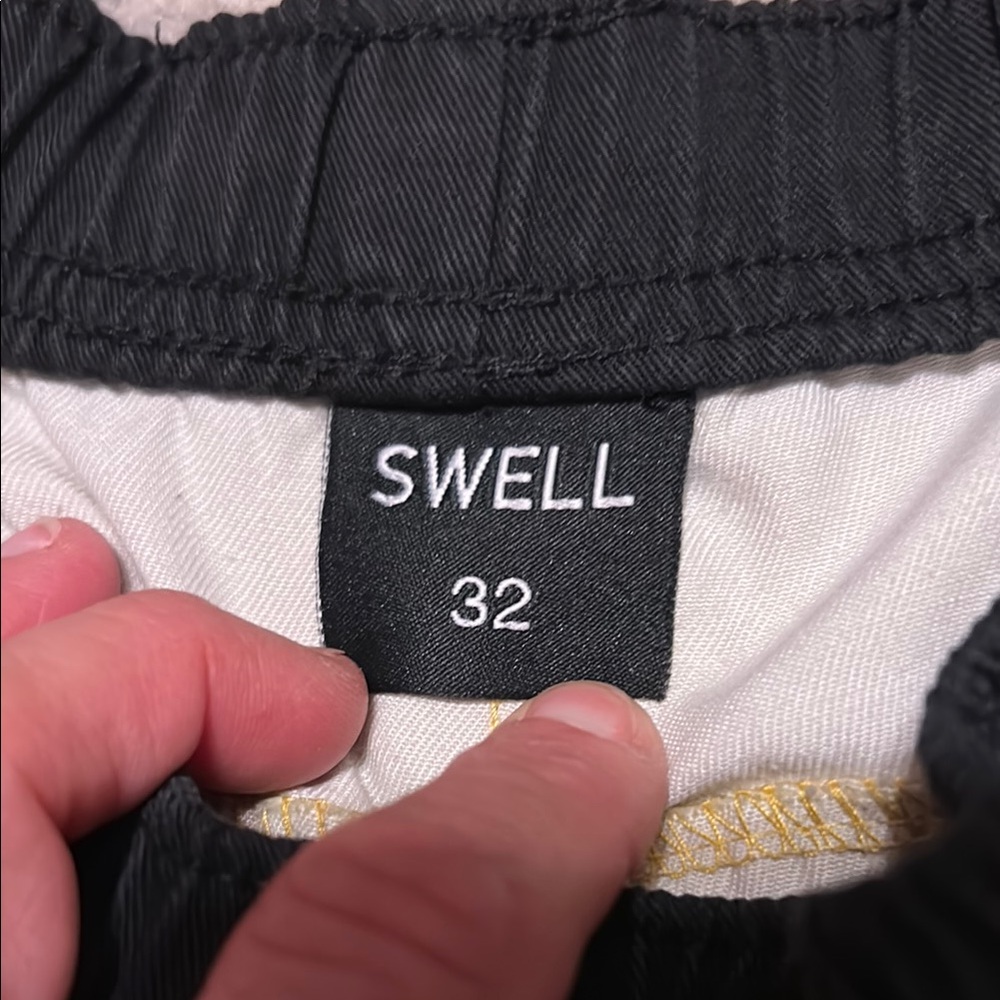 Swell Men's Yellow Patterned Drawstring Waist. So… - image 4